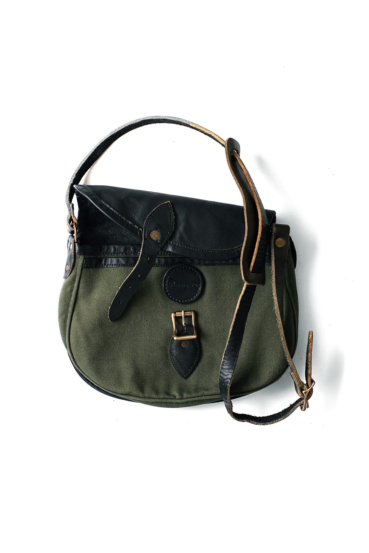 DULUTH PACK -SHELL BAG- OLIVE×BLACK(M) - WASH