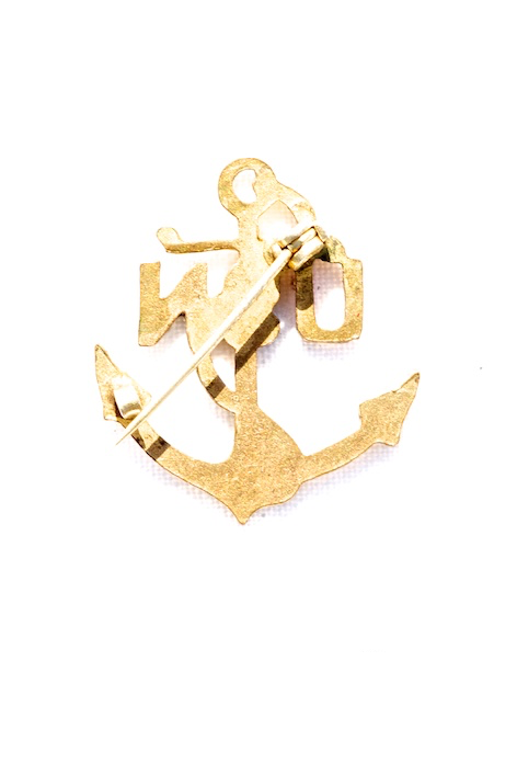 WW 1 US NAVY ANCHOR PIN - 021