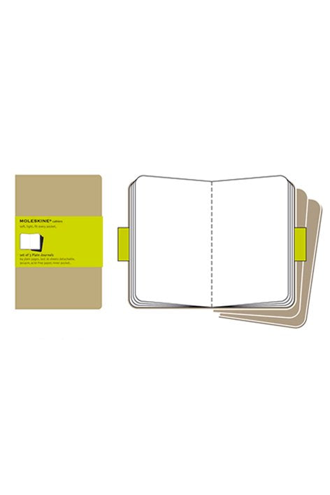 MOLESKINE - クラフト カイエ プレーン(無地) - ポケット 3冊SET