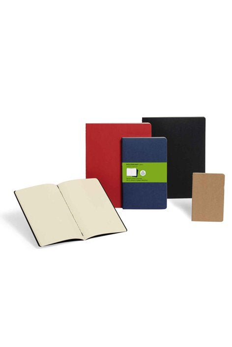 MOLESKINE - クラフト カイエ プレーン(無地) - ポケット 3冊SET