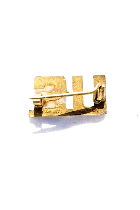 WW1 US ARMY "U.S." BRASS PIN - 005