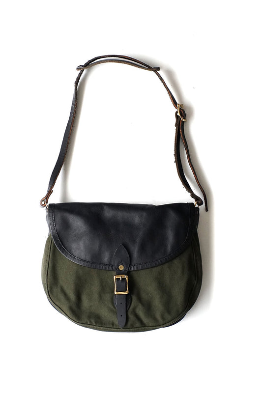 DULUTH PACK -SHELL BAG- OLIVE×BLACK(L) - WASH