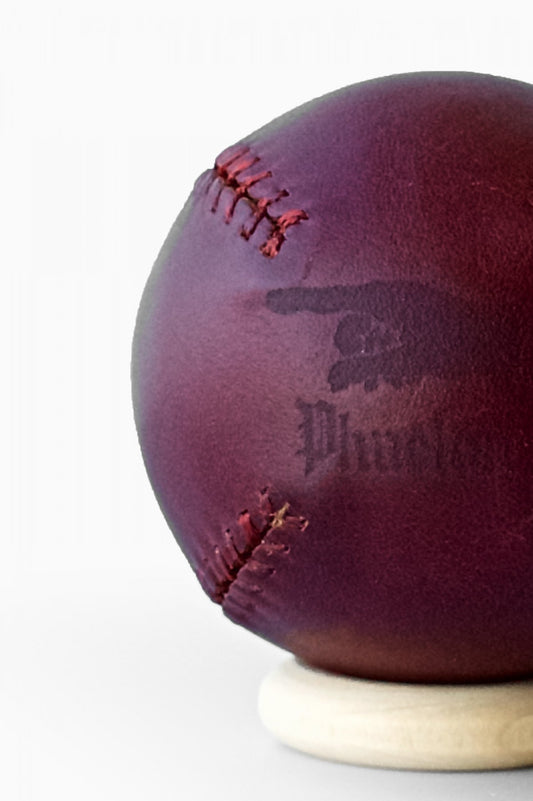 LEATHER HEAD SPORTS - LEMON BALL baseball "Phaeton Stamps" - RED