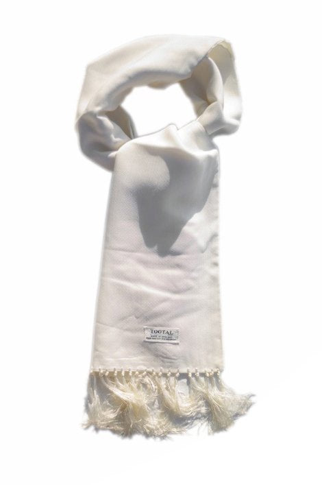 1960's TOOTAL SCARF - WHITE