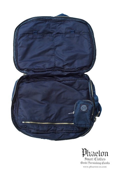 Porter Classic - SUPER NYLON 3WAY BRIEFCASE - INDIGO BLUE