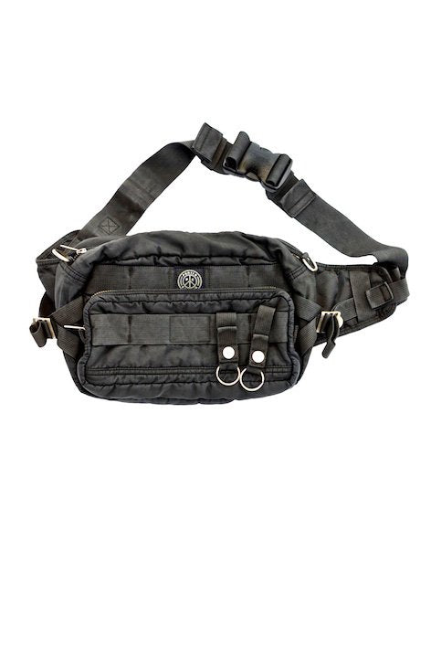 Porter Classic - SUPER NYLON WAIST BAG - BLACK