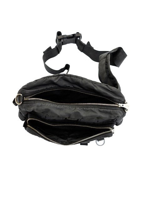 Porter Classic - SUPER NYLON WAIST BAG - BLACK