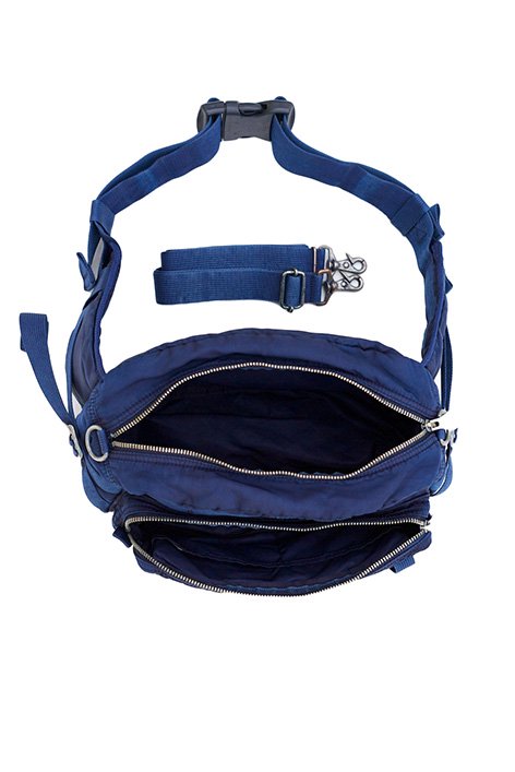 Porter Classic - SUPER NYLON WAIST BAG - INDIGO BLUE