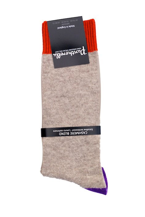 Pantherella - SOCKS 573002 - STONE MELANGE