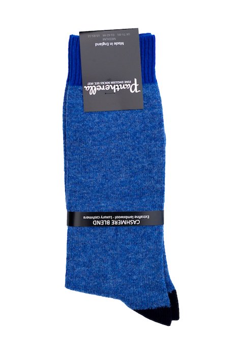 Pantherella - SOCKS 573002 - BLUE MELANGE