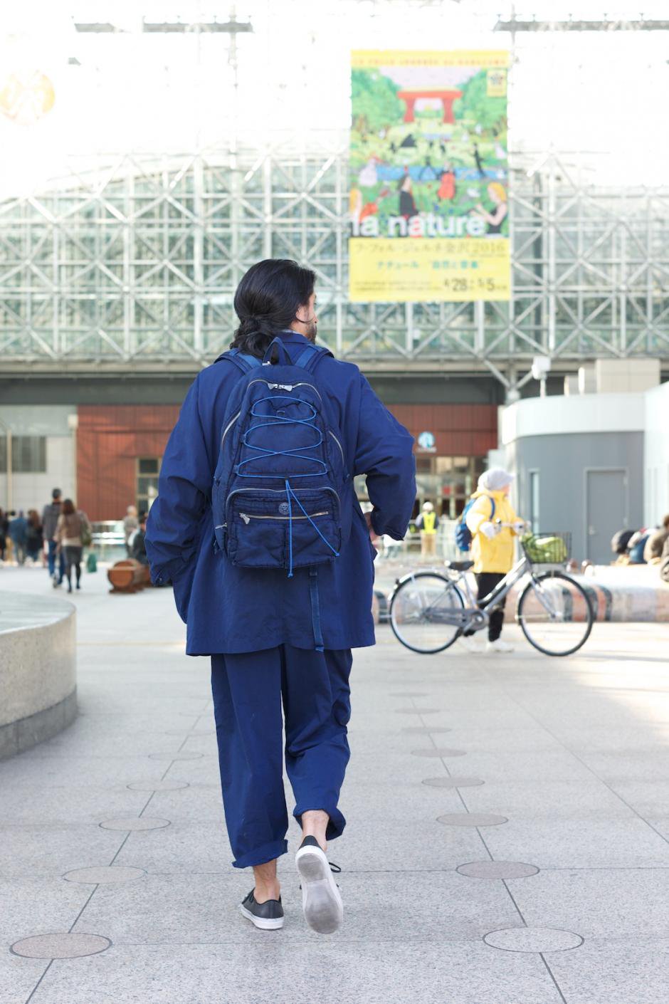 Porter Classic - SUPER NYLON DAY PACK (L) - INDIGO BLUE