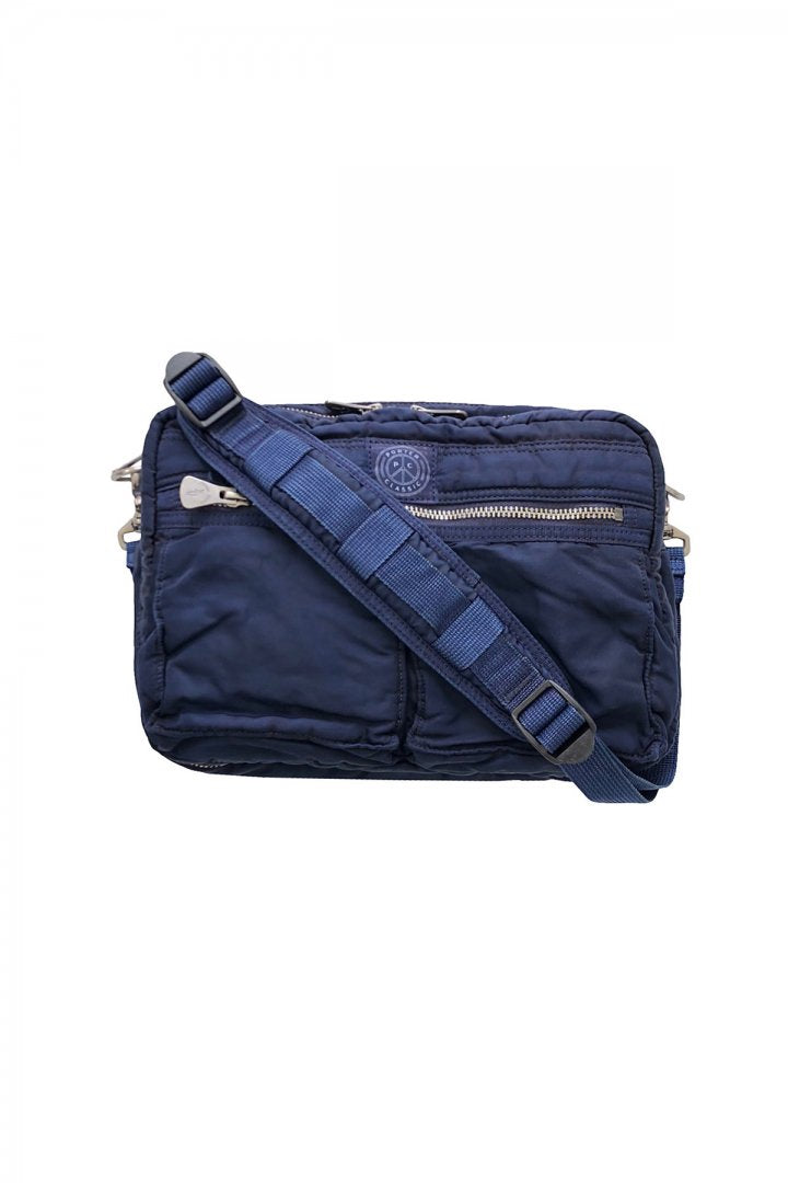 Porter Classic - SUPER NYLON SHOULDER BAG (M) - INDIGO BLUE