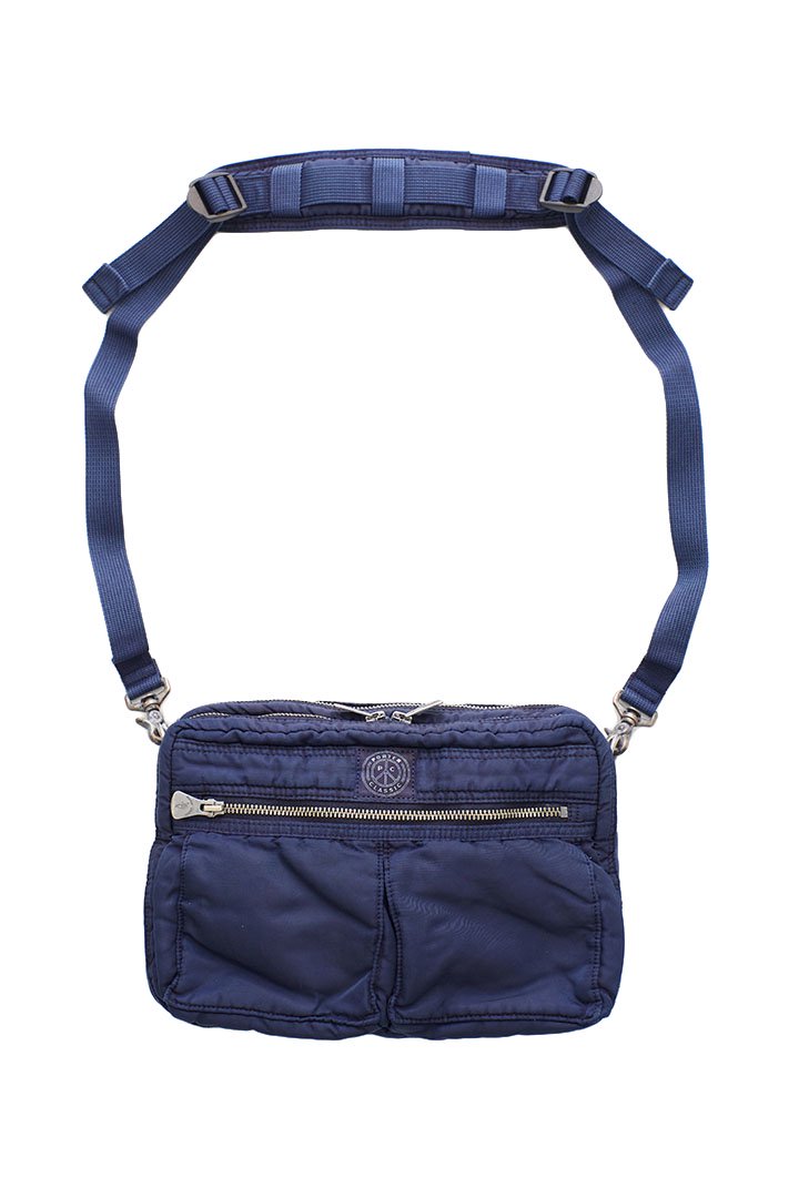 Porter Classic - SUPER NYLON SHOULDER BAG (M) - INDIGO BLUE