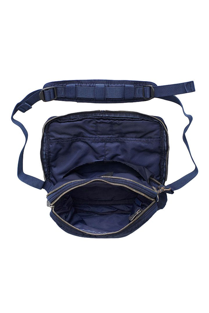 Porter Classic - SUPER NYLON SHOULDER BAG (M) - INDIGO BLUE