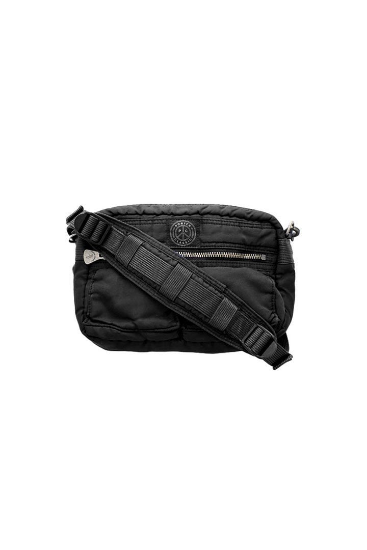 Porter Classic - SUPER NYLON SHOULDER BAG (S) - BLACK