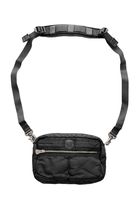 Porter Classic - SUPER NYLON SHOULDER BAG (S) - BLACK