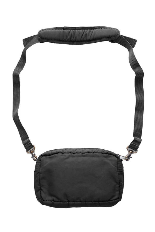 Porter Classic - SUPER NYLON SHOULDER BAG (S) - BLACK