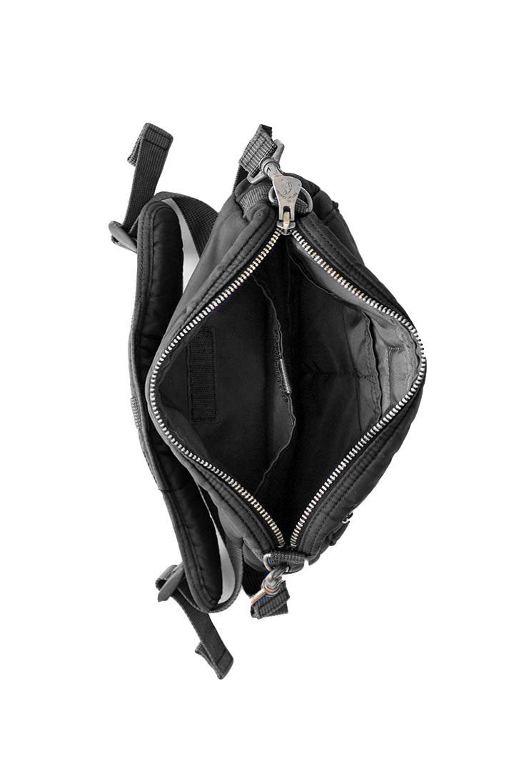 Porter Classic - SUPER NYLON SHOULDER BAG (S) - BLACK