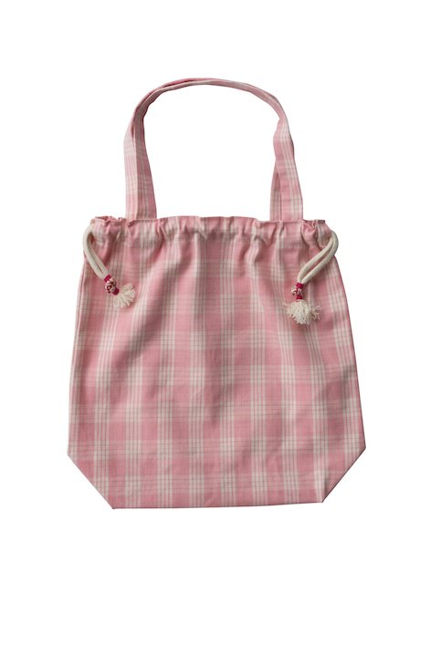 Porter Classic - PALAKA DRAWSTRING BAG - PINK