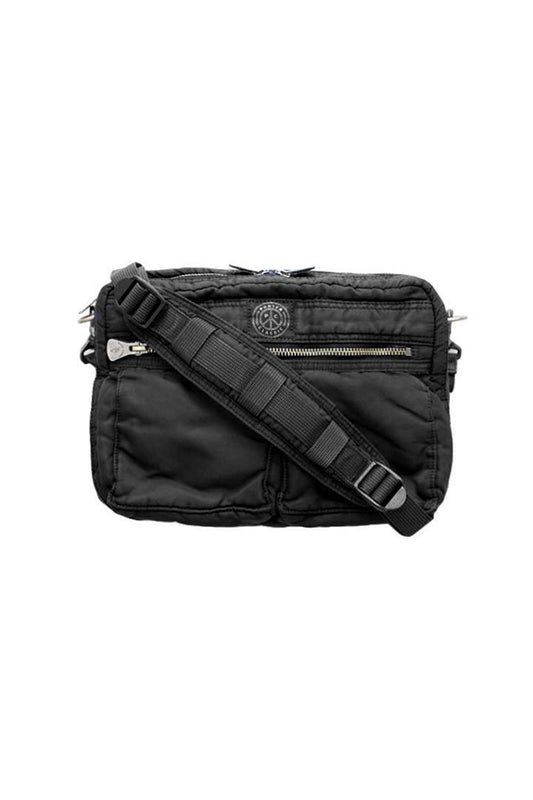 Porter Classic - SUPER NYLON SHOULDER BAG (M) - BLACK