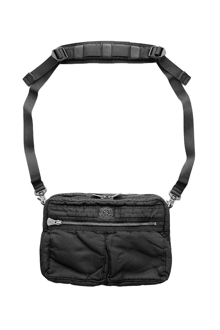 Porter Classic - SUPER NYLON SHOULDER BAG (M) - BLACK