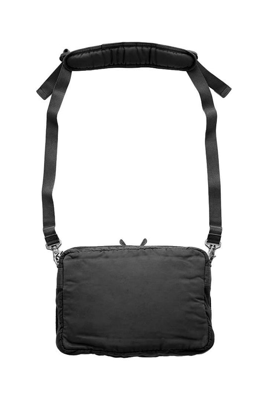 Porter Classic - SUPER NYLON SHOULDER BAG (M) - BLACK