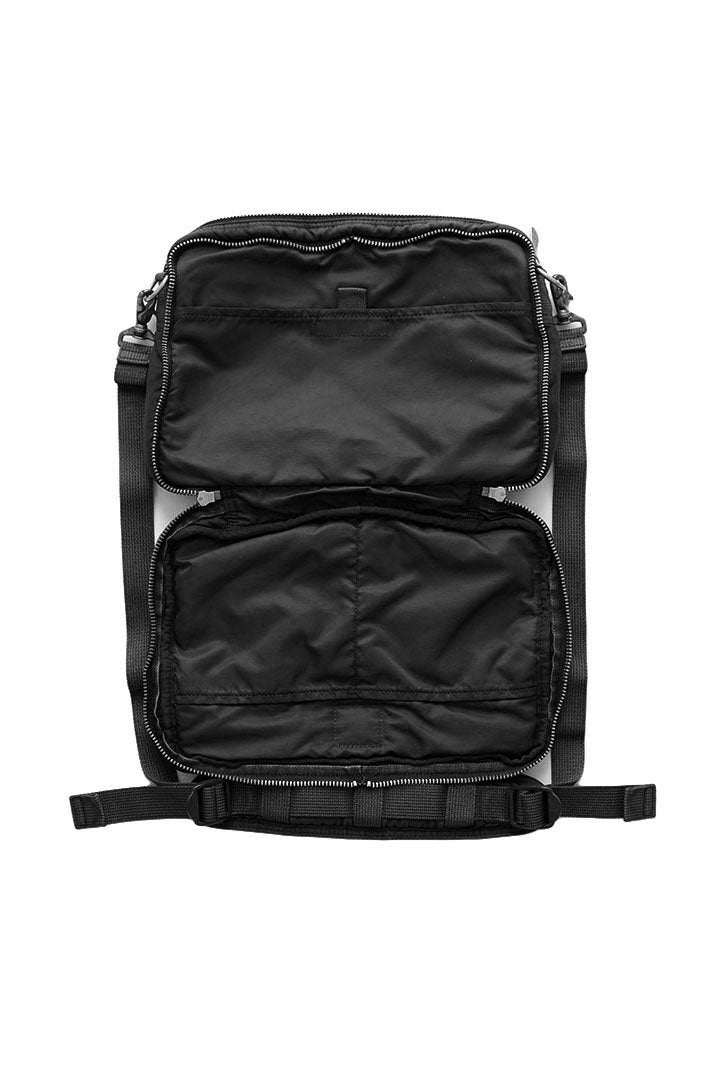 Porter Classic - SUPER NYLON SHOULDER BAG (M) - BLACK