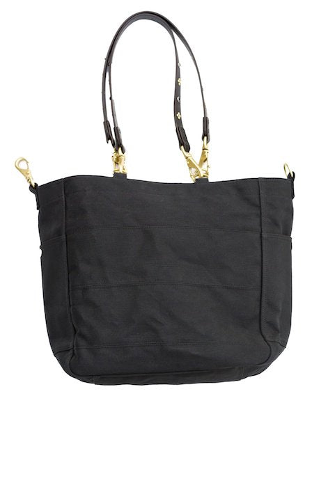 KICHIZO by Porter Classic - CUSTOM CANVAS TOTE BAG (STUDDED) - BLACK