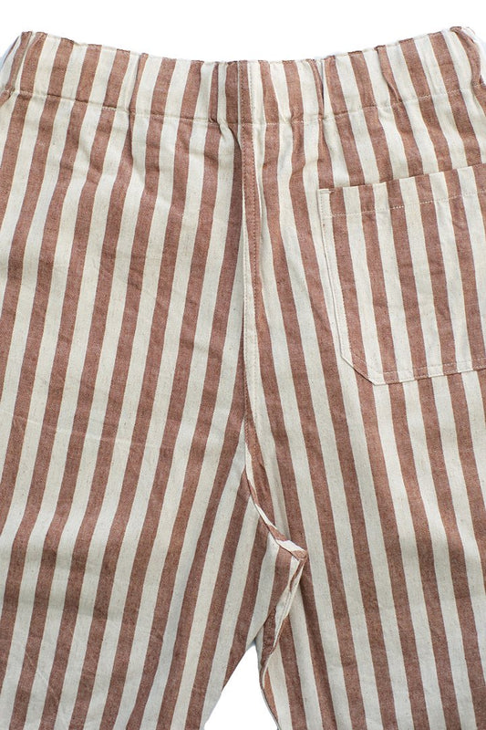 Nigel Cabourn - STRIPE SHORT - BROWN