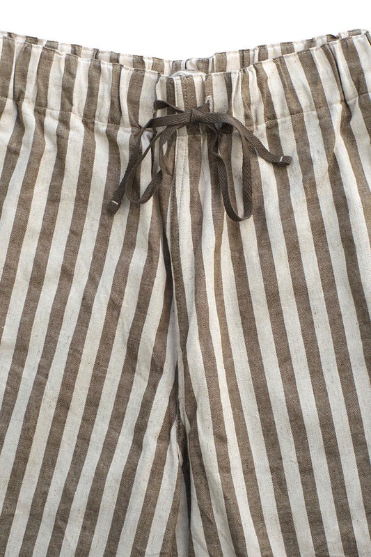 Nigel Cabourn - STRIPE SHORT - KHAKI