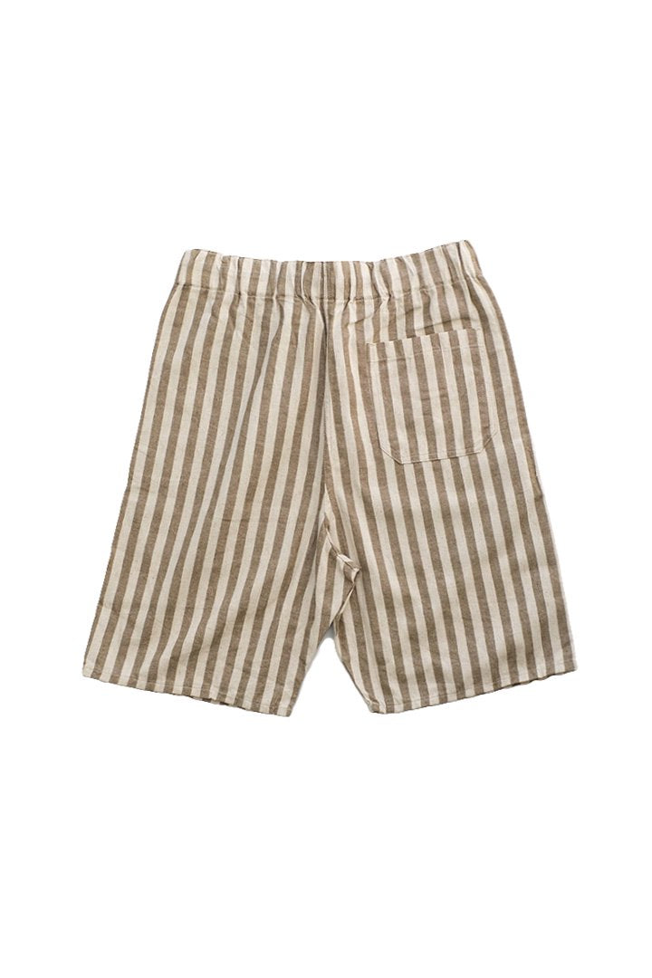 Nigel Cabourn - STRIPE SHORT - KHAKI