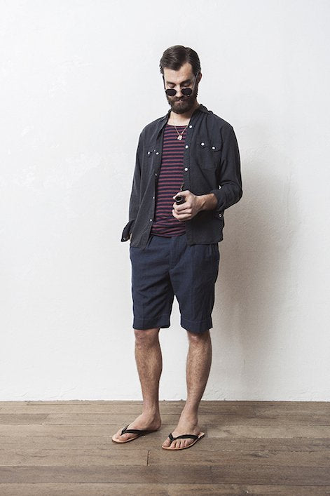 OLD JOE - GURKHA SHORTS - BLACK