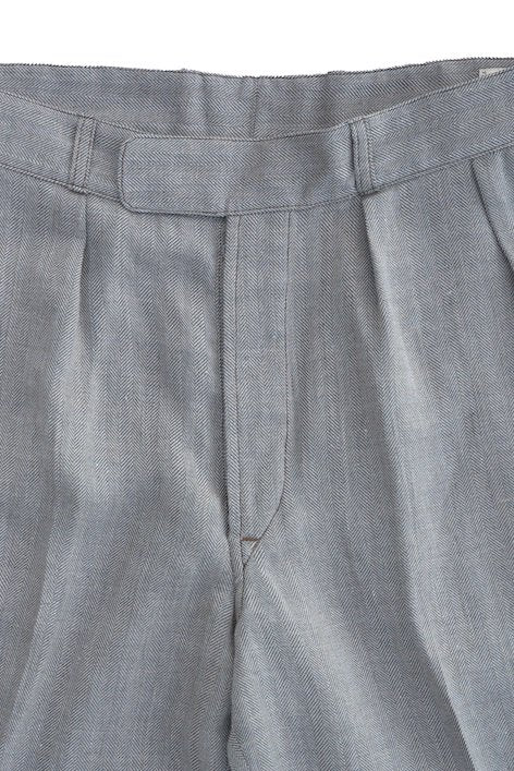 OLD JOE - GURKHA SHORTS - BROWN HERRINGBONE