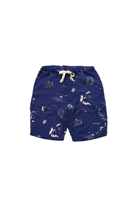 Porter Classic ★★★ - ALOHA SHORTS NAVY - GINZA & KANAZAWA LIMITED EDITION