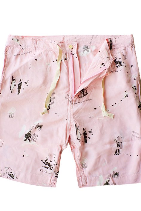 Porter Classic - ALOHA SHORTS - PINK