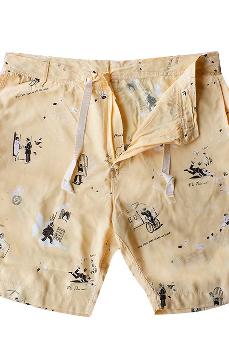 Porter Classic - ALOHA SHORTS - YELLOW