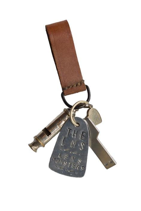 1950's FRENCH ARMY LEATHER KEY FOB