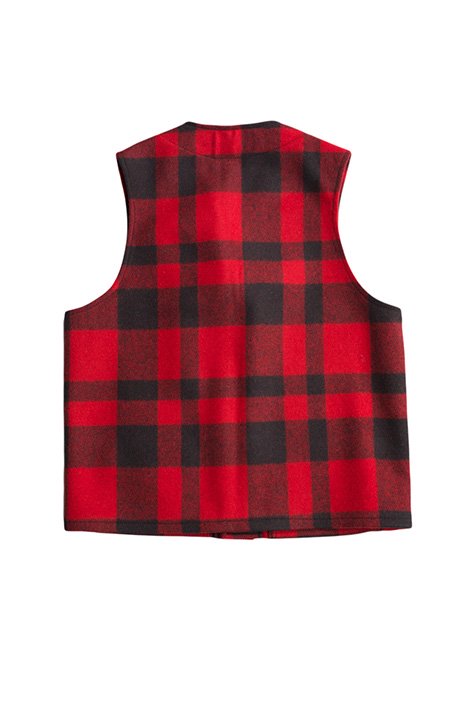 FILSON - MACKINAW WOOL VEST - RED