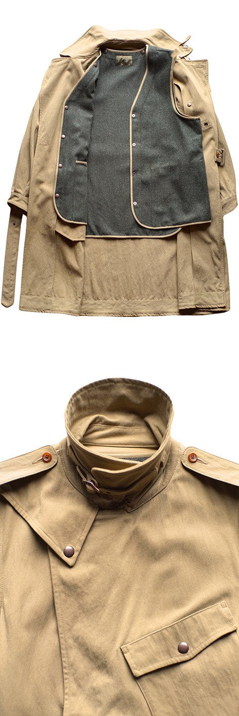 Nigel Cabourn - WW1 TRENCH COAT - KHAKI