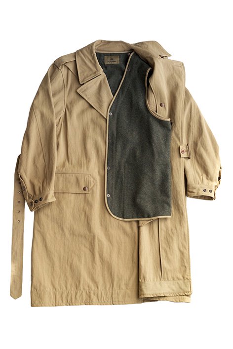 Nigel Cabourn - WW1 TRENCH COAT - KHAKI