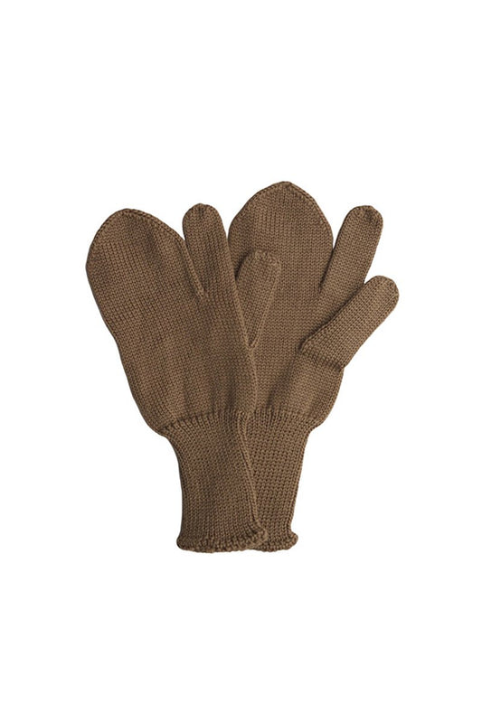 1944 WW2 BRITISH ARMY 3SEPARATE FINGERS LOW GAGE WOOLEN PISTOLE GLOVES