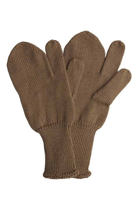 1944 WW2 BRITISH ARMY 3SEPARATE FINGERS LOW GAGE WOOLEN PISTOLE GLOVES