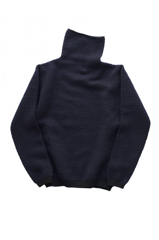 humoresque ★★★ - CASHMERE TURTLE NECK KANOKO “Phaeton Exclusive” - NAVY BLACK