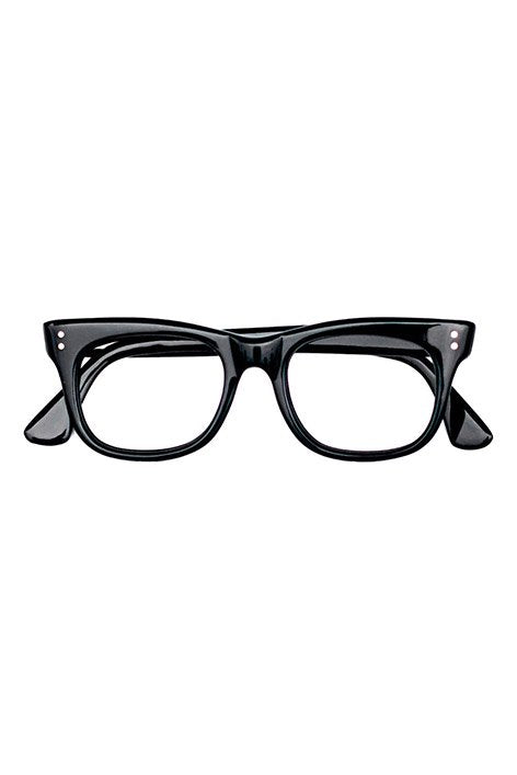 1960s BRITISH VINTAGE EYEWEAR - 2DOT BLACK - OPT-026