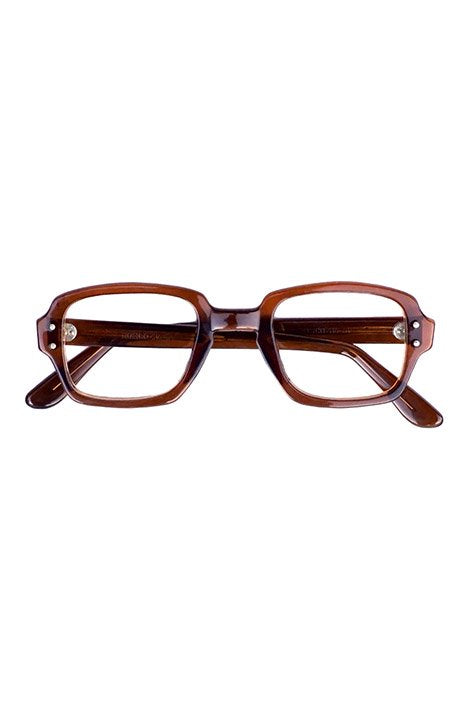 1970s USS MILITARY FRAME - BROWN SMOKE -  OPT-044