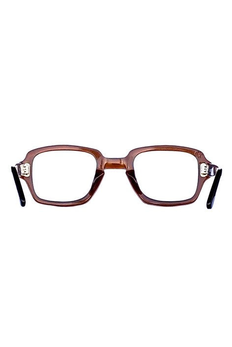 1970s USS MILITARY FRAME - BROWN SMOKE -  OPT-044