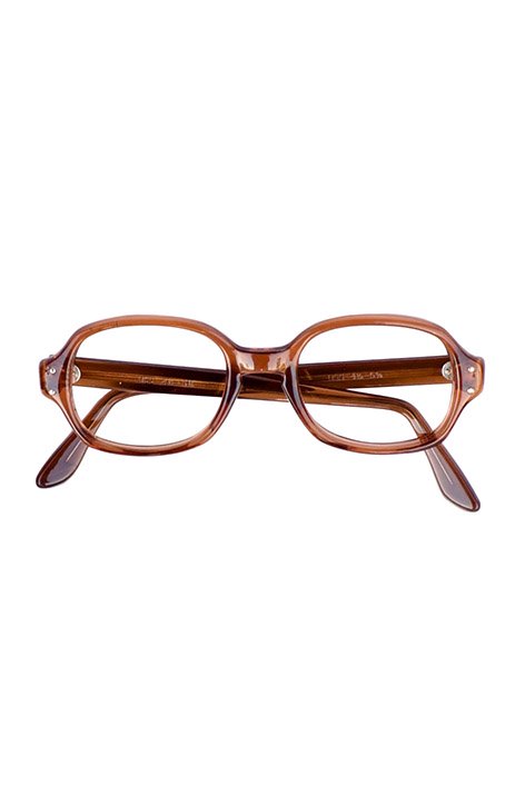 1970s USS MILITARY FRAME - BROWN SMOKE -  OPT-045