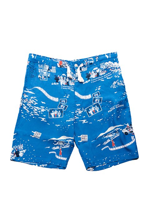 Porter Classic - ALOHA SHORTS - BLUE