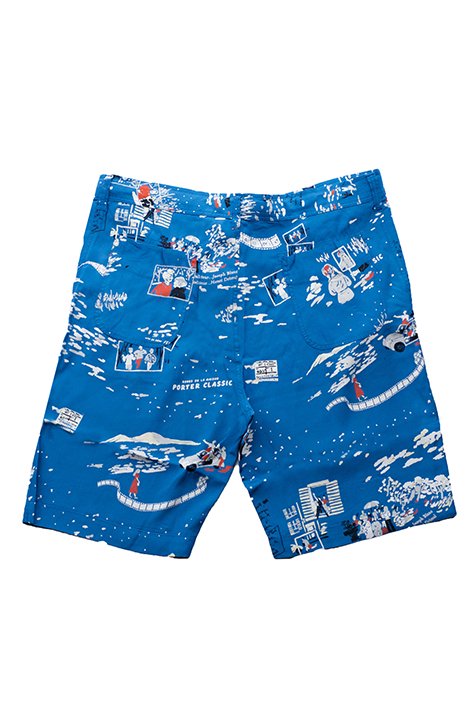 Porter Classic - ALOHA SHORTS - BLUE