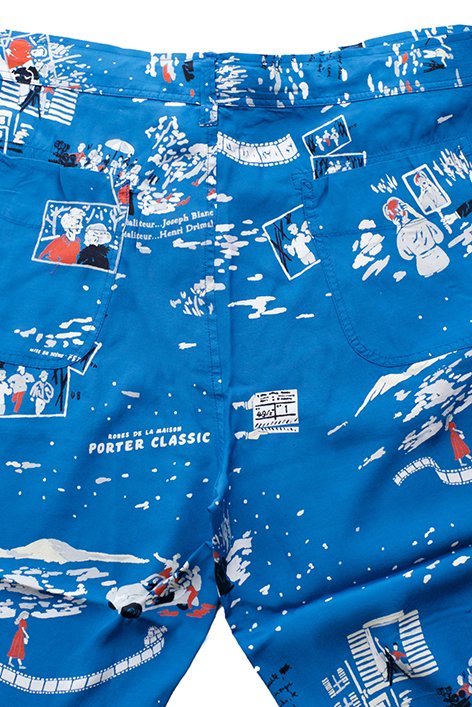 Porter Classic - ALOHA SHORTS - BLUE